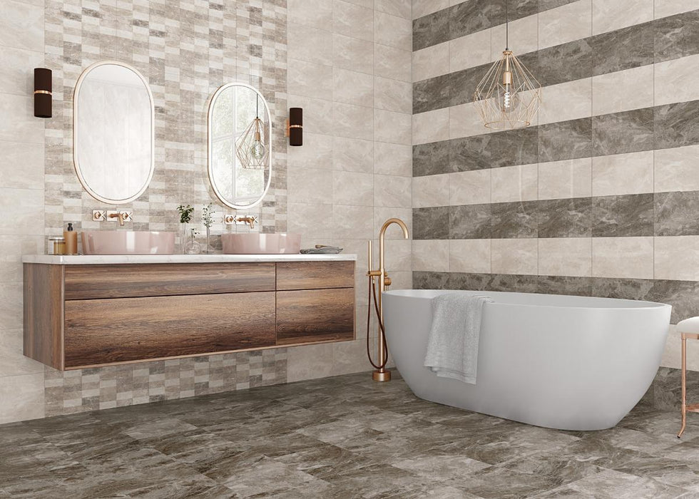 WALL TILE 25x40 BERNINA GRAY