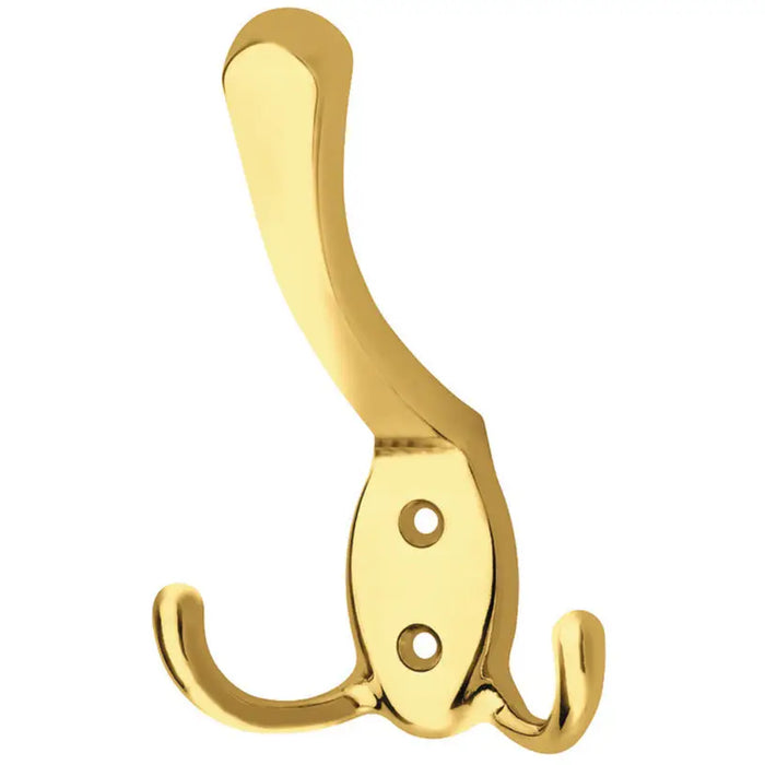 HANGER 123X77 MM BRASS POLISHED HAEFELE - Мебелни дръжки и закачалки<<<Обков<<<Мебели и интериор<<<Praktiker&&&Мебелни