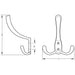 HANGER 123X77 MM OLD HAEFELE - Мебелни дръжки и закачалки<<<Обков<<<Инструменти и железария<<<Praktiker&&&Мебелни