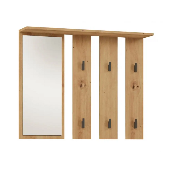 Hanger + mirror PARMA 100x15x.81.5 cm artisan oak - Hanging hangersWIE-WIS<<<HangersWIE<<<ActionPL