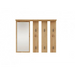 Hanger + mirror PARMA 100x15x.81.5 cm artisan oak - Hanging hangersWIE-WIS<<<HangersWIE<<<ActionPL