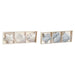 Hanging decoration DKD Home Decor White Grey Metal 7 x 2 x 7 cm (6 Pieces) (2 Units) - Декорация и Осветление<<<Дом