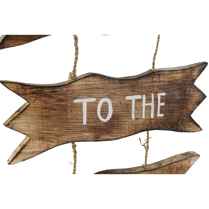 Hanging decoration Home ESPRIT Blue Natural 25 x 2 x 74 cm - Декорация и Осветление<<<Дом Градина<<<BigBuy&&&Други