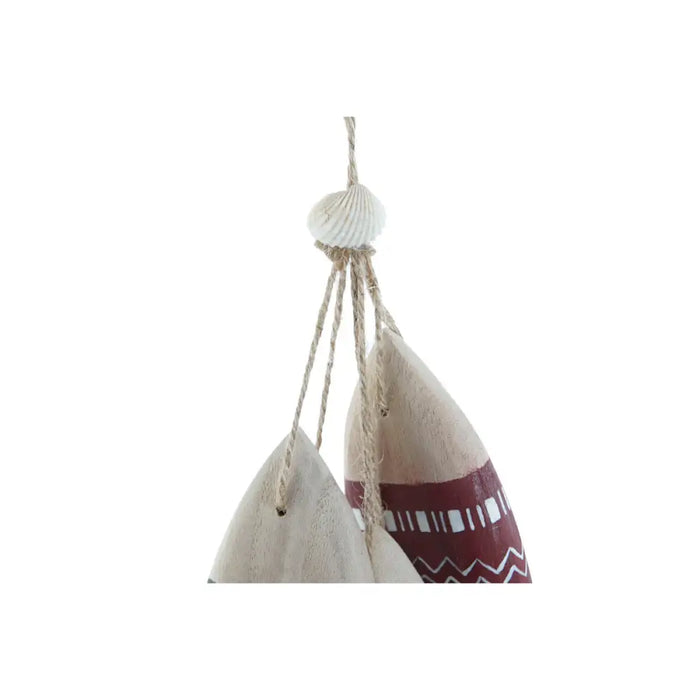 Hanging decoration Home ESPRIT Blue Red Multicolour Fish 5 x 2 x 20 cm (2 Units) - Декорация и Осветление<<<Дом