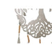 Hanging decoration Home ESPRIT Blue White Grey Pink Iron Tree 33 x 1 x 77 cm (4 Units) - Декорация и Осветление<<<Дом