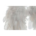 Hanging decoration Home ESPRIT White Golden Feather 28 x 4 x 33 cm (2 Units) - Декорация и Осветление<<<Дом