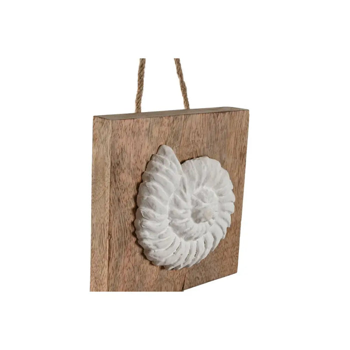Hanging decoration Home ESPRIT White Natural Mediterranean 15,5 x 4 x 80 cm (2 Units) - Декорация и Осветление<<<Дом
