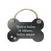 Hanging decoration Magnet & Steel Quién ladra el último ladra mejor Bone Board Rope - Декорация и Осветление<<<Дом