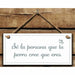 Hanging decoration Magnet & Steel Sé la persona que tu perro cree que eres 13 x 13 x 0,8 cm - Декорация и