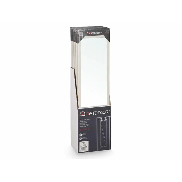 Hanging mirror Gift Decor White 30 x 120 cm (12 Units) - Декорация и Осветление<<<Дом