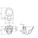 HANGING TOILET SET WITH SEAT CERSANIT ECO OVAL - Тоалетни чинии<<<Санитарна керамика и аксесоари<<<Баня<<<Praktiker