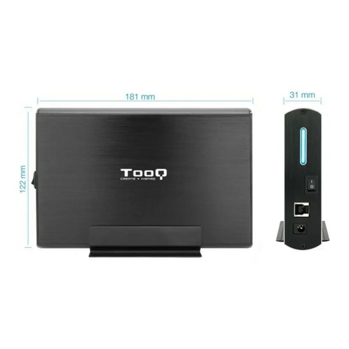 Hard drive case TooQ TQE-3531B 3,5’’ USB 3.0 Black 3,5’’ - Компютър Мрежи и компоненти<<<Компютри|