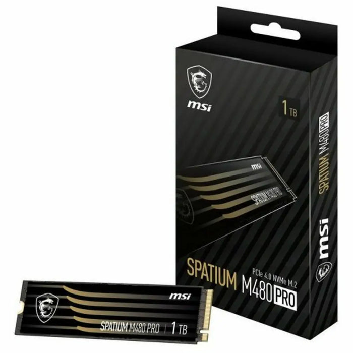 Hard Drive MSI SPATIUM M480 Pro 1 TB SSD - Компютър Мрежи и компоненти<<<Компютри| Електроника<<<BigBuy&&&Твърди
