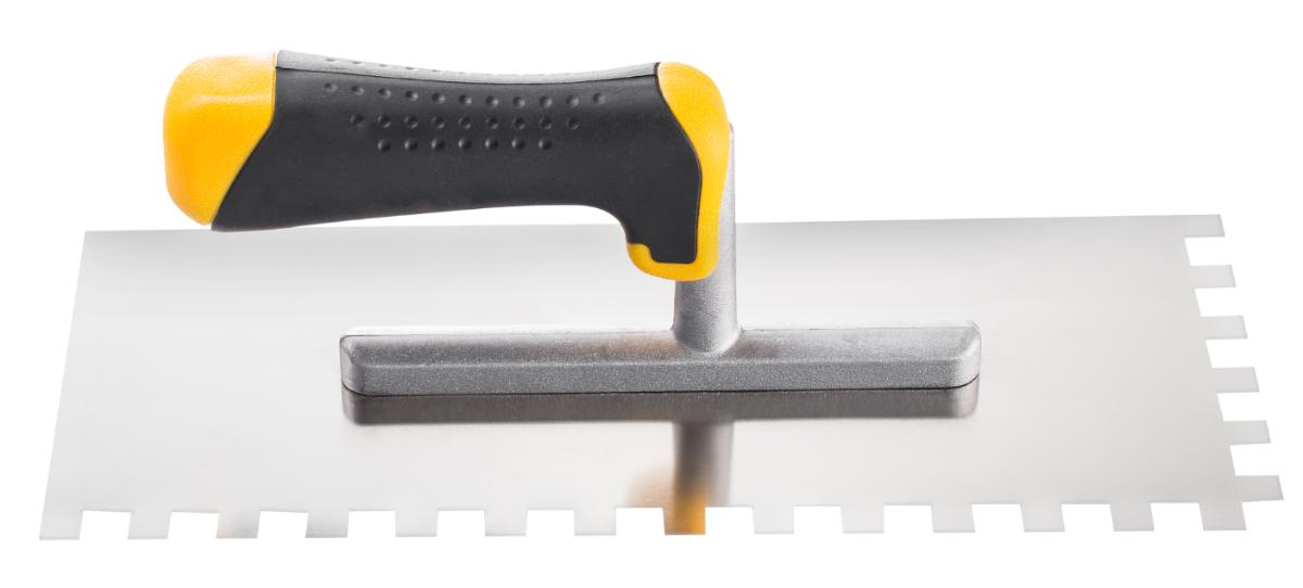 TROWEL WITH COMB 28X12CM 12X12MM 28