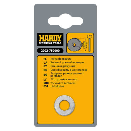 CUTTER FOR TILE MACHINE HARDY 75 HARDY 22X10.5X2MM