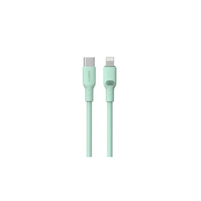 Havit CB6281 - USB Type C to Lightning cable 1 m (green) - USB cablesAKG-KAB<<<GSM accessoriesAKG<<<ActionPL