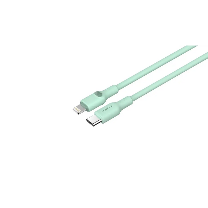 Havit CB6281 - USB Type C to Lightning cable 1 m (green) - USB cablesAKG-KAB<<<GSM accessoriesAKG<<<ActionPL