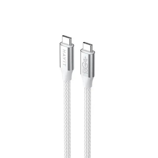 Havit CB6290 - USB Type C to USB Type C cable 1 m (white/grey) - USB cablesAKG-KAB<<<GSM accessoriesAKG<<<ActionPL