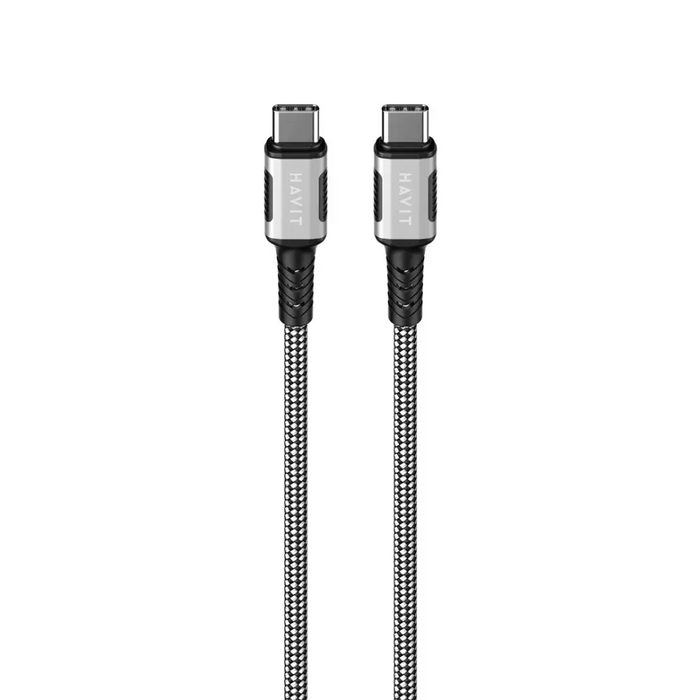 Havit CB6297 - Magnetic cable USB type C to USB type C 1m (black) - USB cablesAKG-KAB<<<GSM accessoriesAKG<<<ActionPL