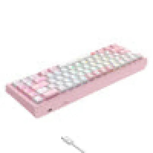 Havit KB874L RGB (pink and white) mechanical gaming keyboard (QWERTY) - Wired<<<Keyboards<<<Gaming<<<InnproXML