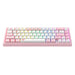 Havit KB874L RGB (pink and white) mechanical gaming keyboard (QWERTY) - Wired<<<Keyboards<<<Gaming<<<InnproXML