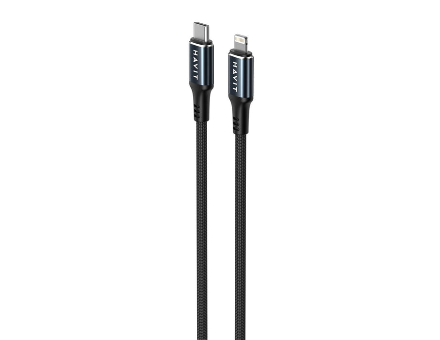 Havit CB6311 - USB Type C to Lightning cable, 1 m (black)