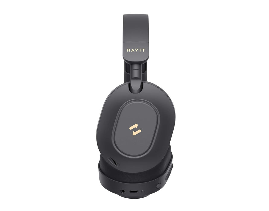 Havit H668BT - BT cordless headphones, black