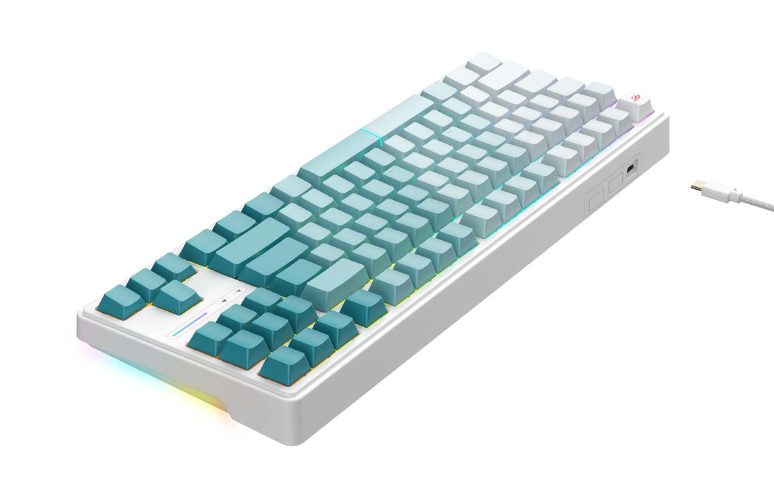 Havit KB901L - gaming keyboard (white and green)