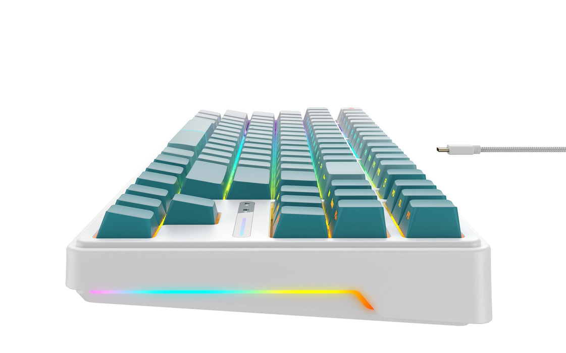 Havit KB901L - gaming keyboard (white and green)