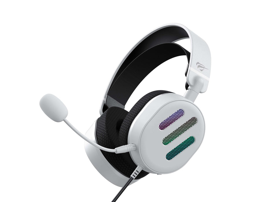 Havit H2038U - gaming headphones, black and white