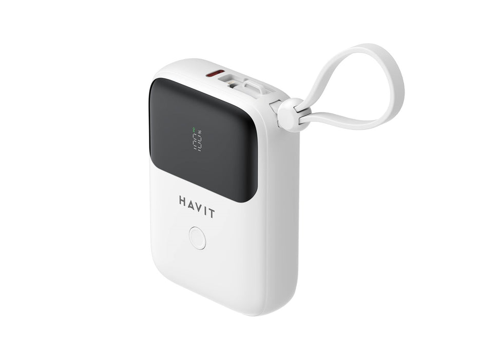 Havit PB5215 - 10000mAh Powerbank, white