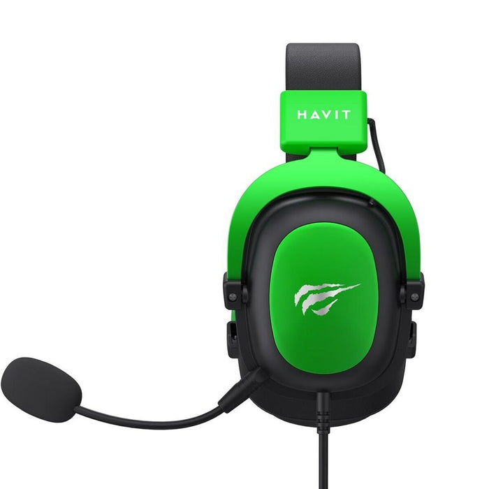 Gaming Headset with Microphone Havit H2002d Black Green