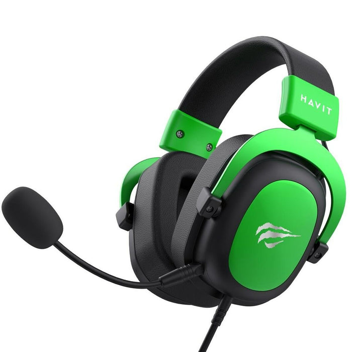 Gaming Headset with Microphone Havit H2002d Black Green