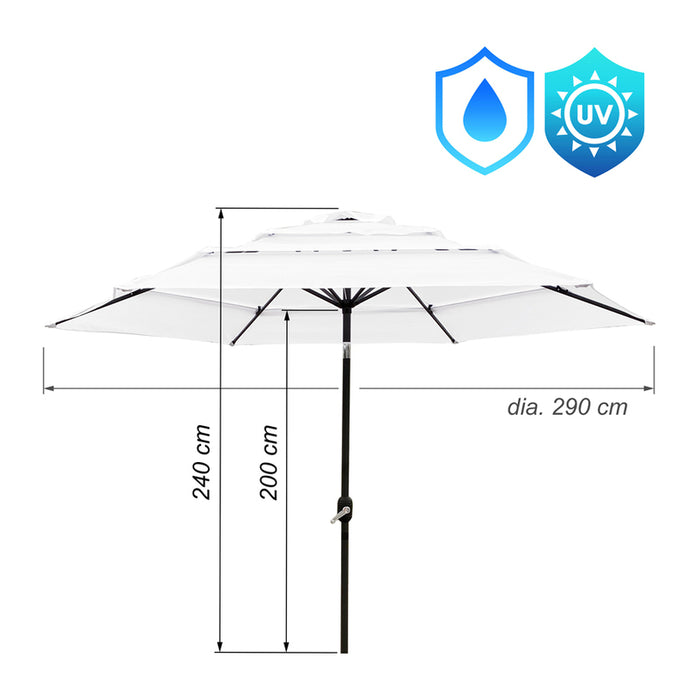 UMBRELLA F290CM WITH BETTER VENTILATION HD HD-9411