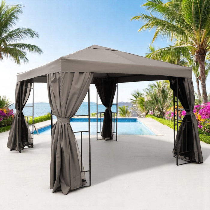 GARDEN TENT 300X300CM WITH NETTING AGAINST INSECTS HD HD-10130