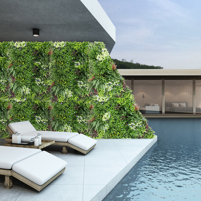 DECORATIVE PANEL 100X100CM 1PC FERN HD HD-10452