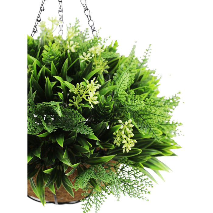 DECORATIVE LANDSCAPING HANGING BASKET F28CM HD FERN
