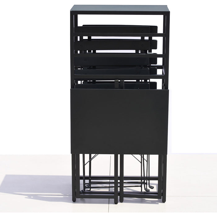 FOLDABLE BALCONY SET WITH FLOWER BOX/SHELF COMPACT HD HD-10734