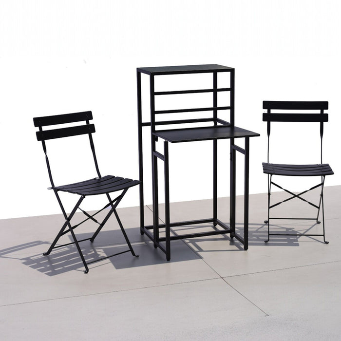 FOLDABLE BALCONY SET WITH FLOWER BOX/SHELF COMPACT HD HD-10734