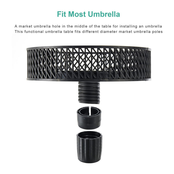 UMBRELLA SIDE TABLE F30.5XH11.6CM HD HD-10815