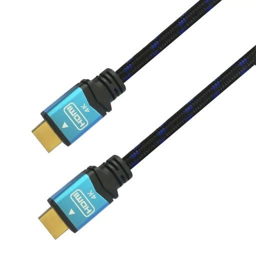 HDMI Cable Aisens A120-0358 3 m Black/Blue 4K Ultra HD - Компютър Кабели и адаптери<<<Компютри|