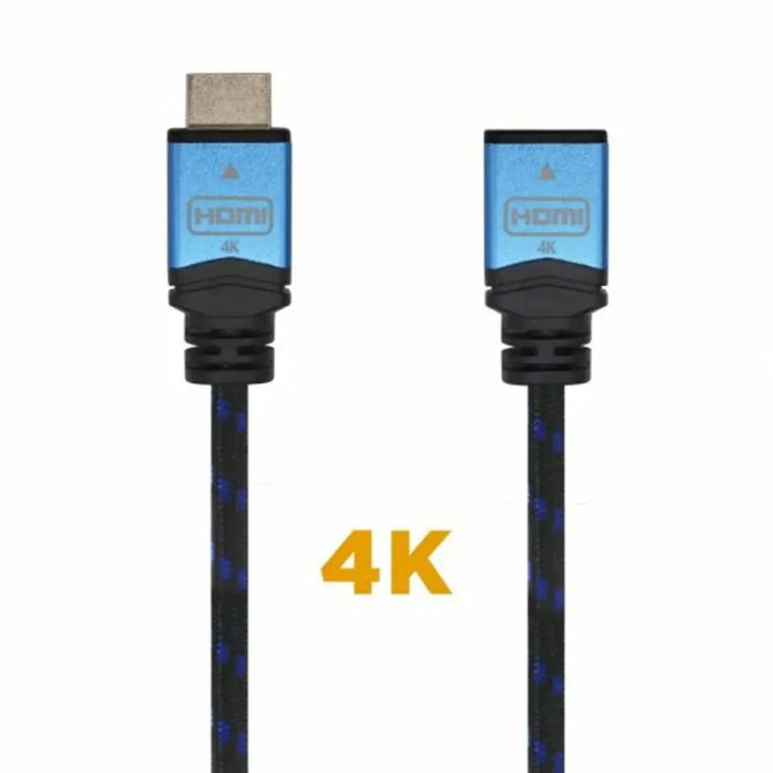 HDMI Cable Aisens A120-0452 Black Black/Blue 1 m - Компютър Кабели и адаптери<<<Компютри|