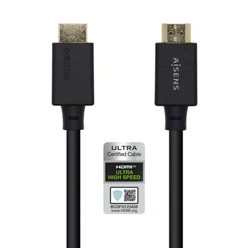 HDMI Cable Aisens A150-0420 Black 50 cm - Компютър Кабели и адаптери<<<Компютри|