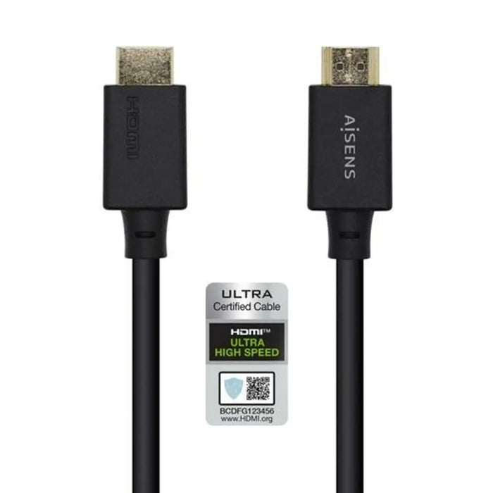 HDMI Cable Aisens A150-0420 Black 50 cm - Компютър Кабели и адаптери<<<Компютри|