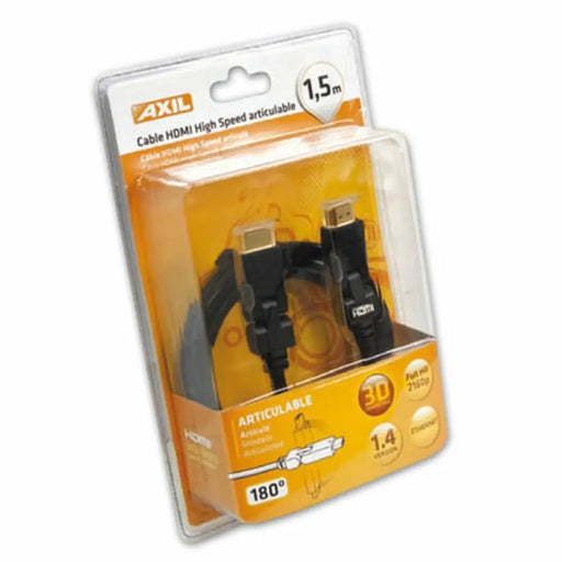 HDMI Cable Axil 1,5 m Black Male Plug/Male Plug - Компютър Кабели и адаптери<<<Компютри|