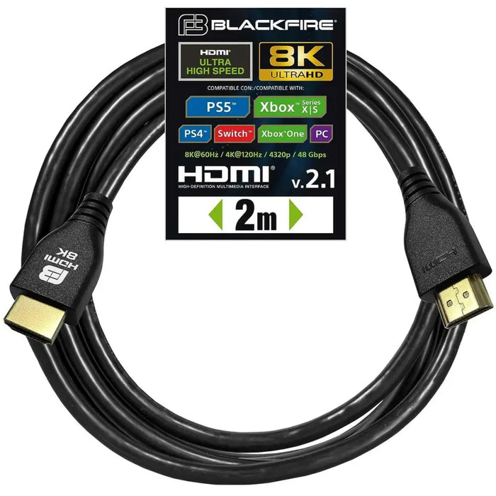 HDMI Cable Blackfire ULTRA Black - Компютър Кабели и адаптери<<<Компютри| Електроника<<<BigBuy&&&Адаптери<<<Компютър