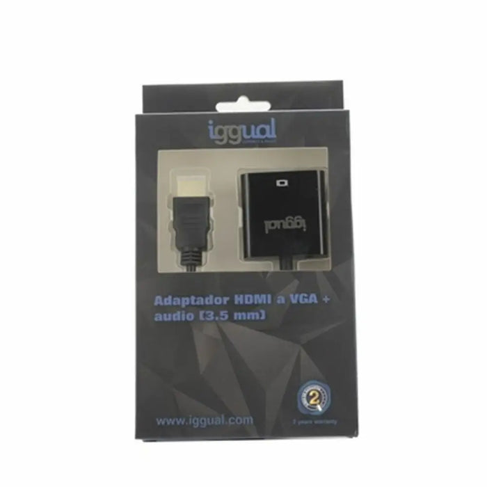HDMI Cable iggual IGG317303 Black WUXGA - Компютър Кабели и адаптери<<<Компютри|