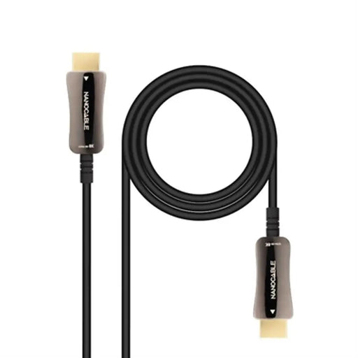 HDMI Cable NANOCABLE 10.15.2110 8k ultra hd 48 gbit/s 10 m Black - Компютър Кабели и адаптери<<<Компютри|