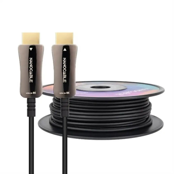 HDMI Cable NANOCABLE 10.15.2150 8k ultra hd 48 gbit/s 50 m Black - Компютър Кабели и адаптери<<<Компютри|