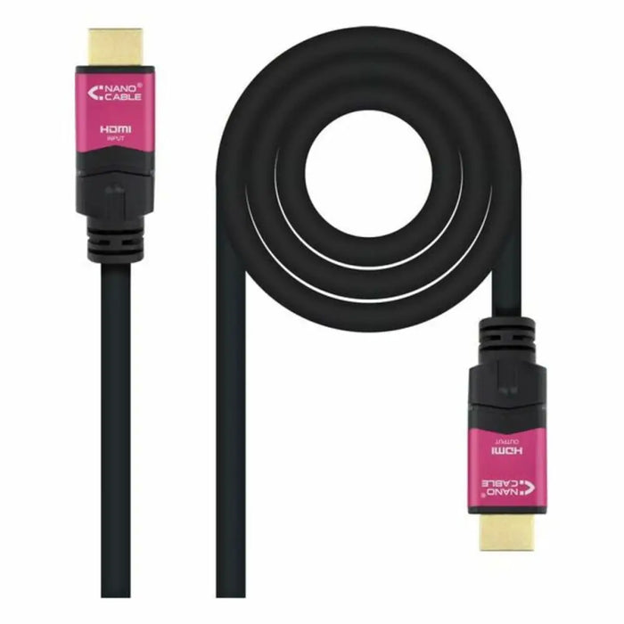 HDMI Cable NANOCABLE 10.15.3715 Black - Компютър Кабели и адаптери<<<Компютри|